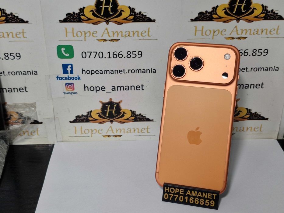 Hope Amanet P10/iPhone 17 Pro Max 256GB Garantie Apple