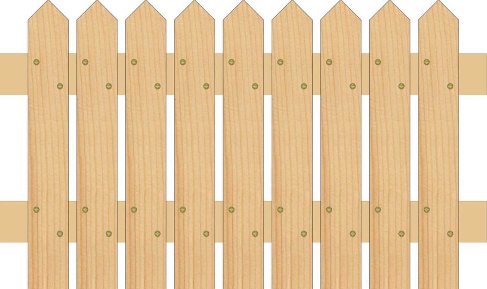 Штакетник деревянный