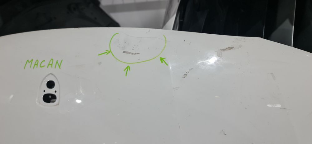 Capota față Porsche Macan 95B an 2014-2023