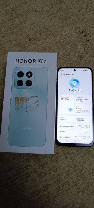 Продаётся телефон Honor x6c 6/128GB
