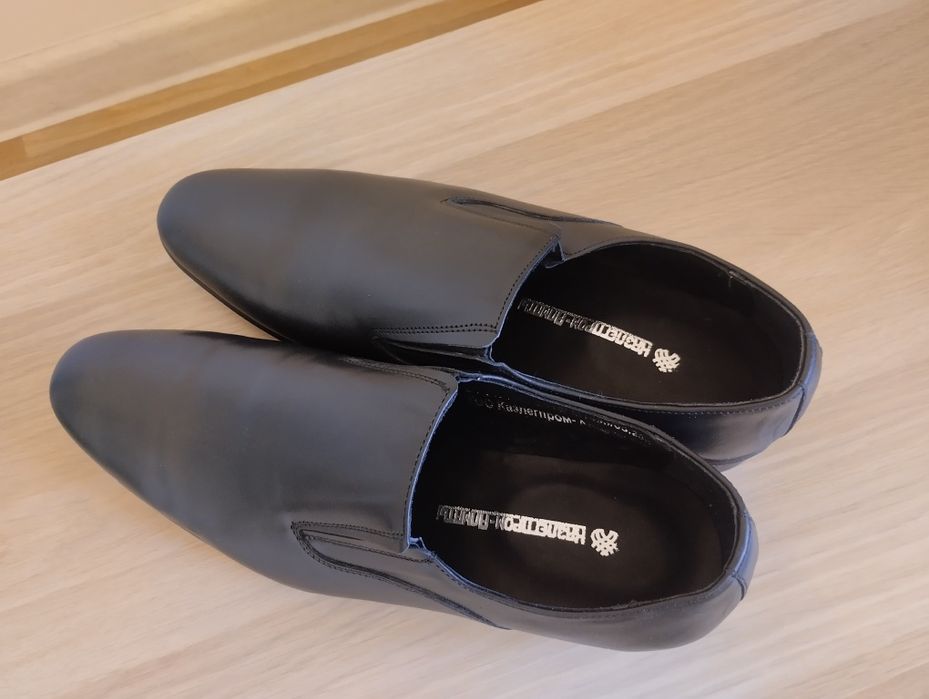 Туфли летние черные