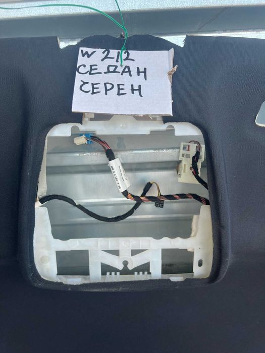 Черен AMG мек таван Mercedes W212 седан Е класа комплект