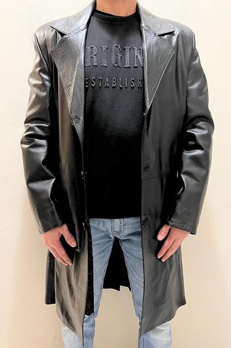 Мъжко Сако от Естествена кожа