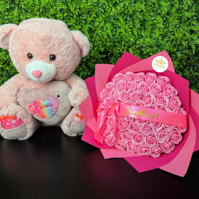 Buchete trandafiri din sapun | Pret Mic | Livrare oriunde