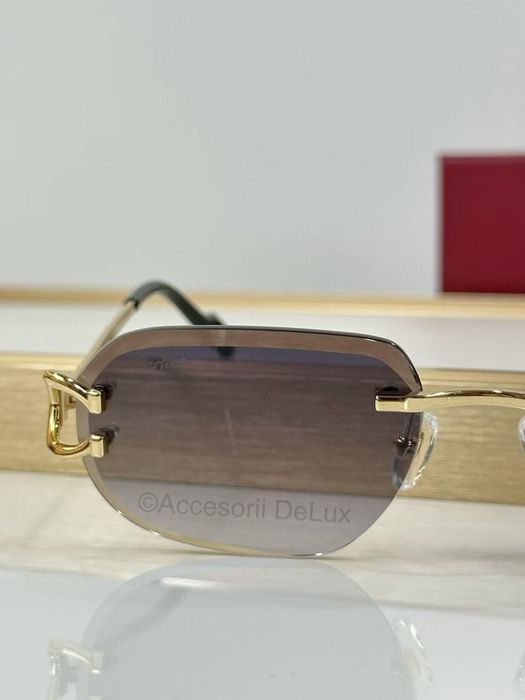 Ochelari de Soare Cartier Premiere  CT0468S Noi Full Box Verificare Colet  Gold