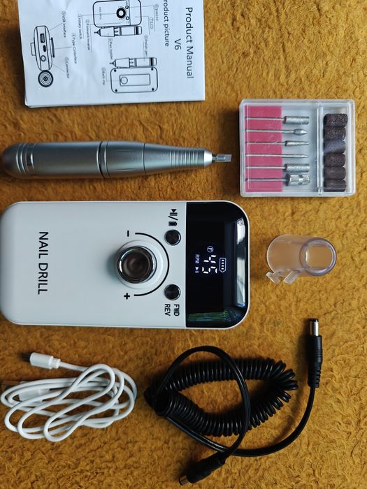 Преносима електрическа пила за нокти - маникюр и педикюр 45 000 оборот