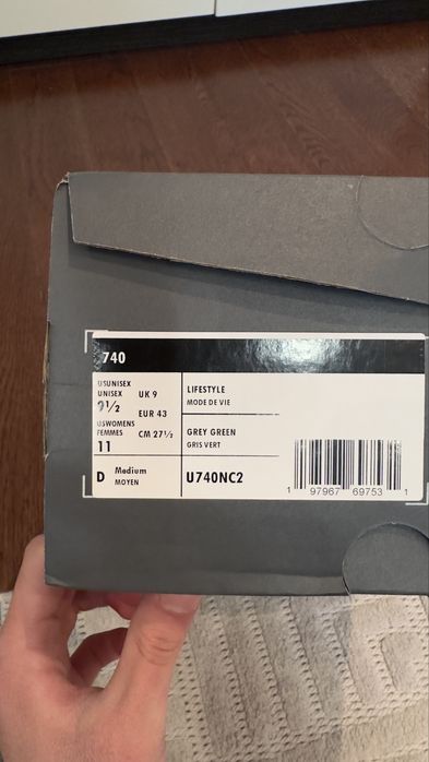 Оригинал New balance 740  43EUR