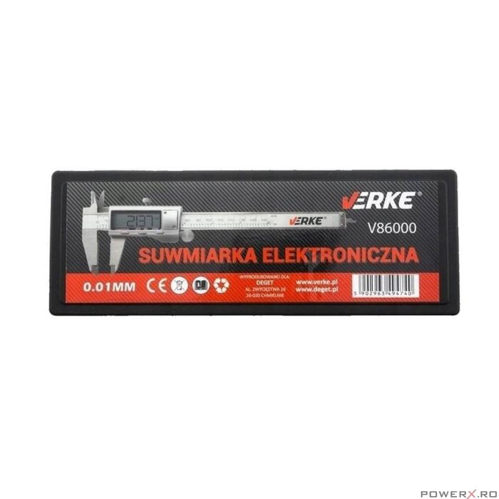 Subler electronic, 0-150 mm, afișaj LCD, Verke