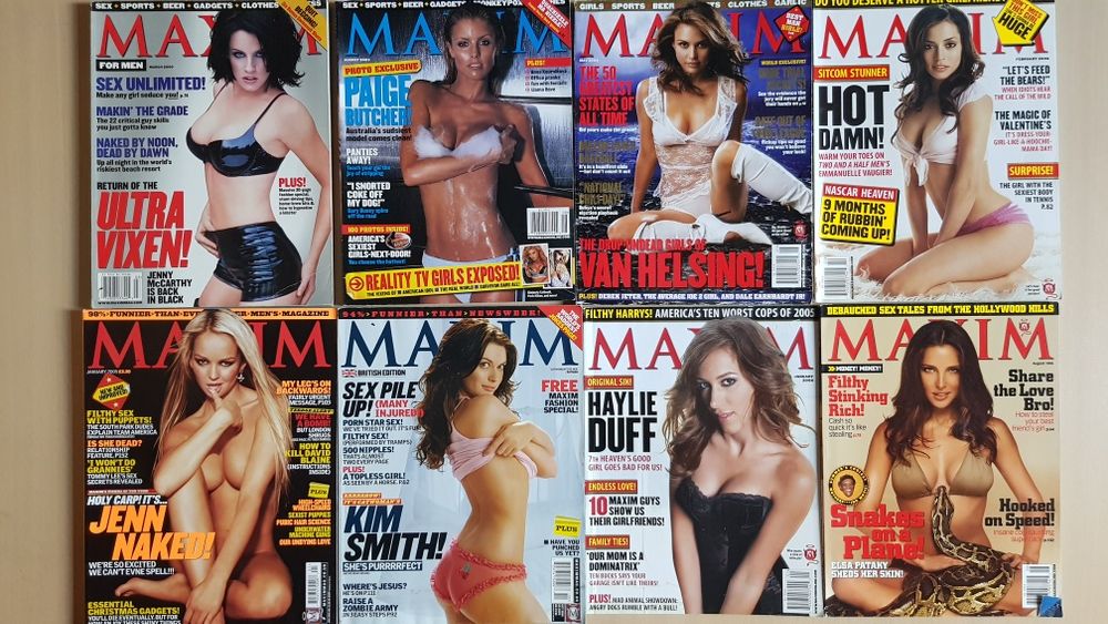 FHM, MAXIM, NUTS английски