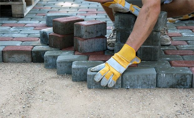 Укладка Брусчатка,  Гранит, Плитка