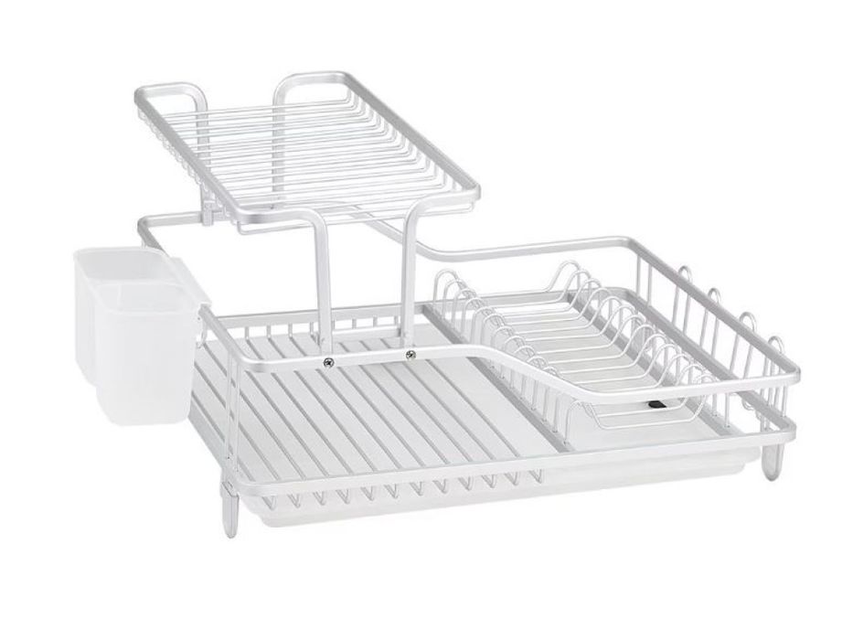 Сушилник за съдове с 2 нива и включена тава