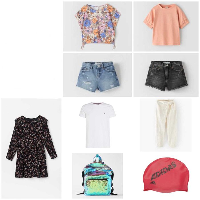 Страхотни маркови дрехи и аксесоари за момиче на 9-10 г.(140)