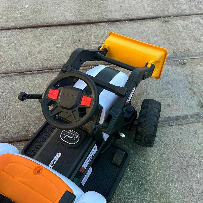 Tractoras electric pentru copii Kinderauto BJEJ1588E 2x35W, 12V white