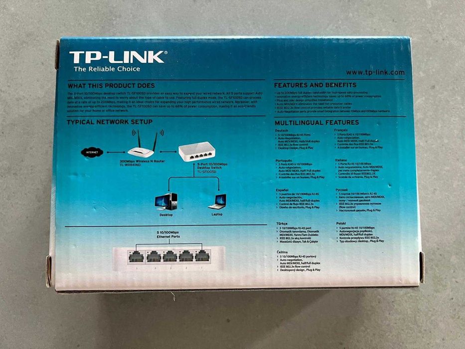 Switch TP-LINK TL-SF1005D sigilat