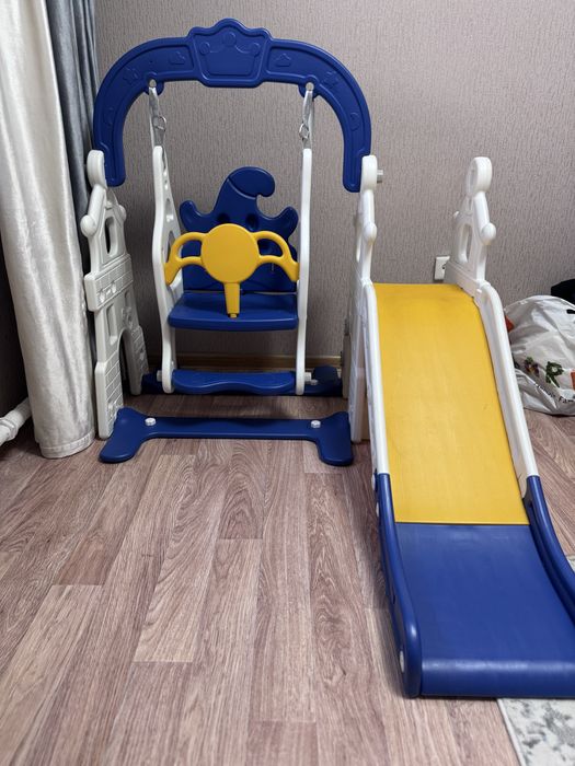 Игравой комплекс горка и качеля