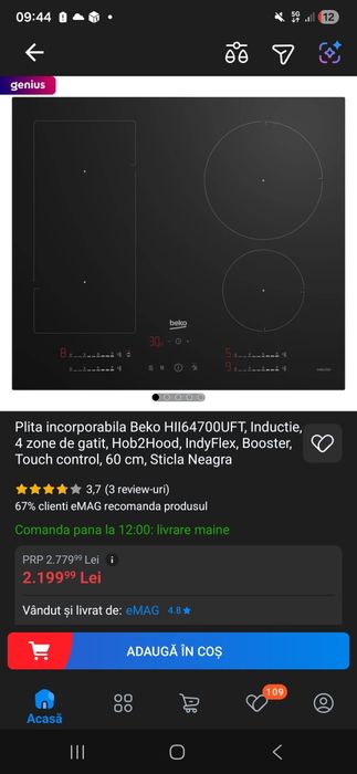 Plita  electrica noua