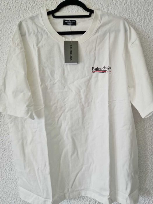 Tricou Balenciaga alb mărimea S