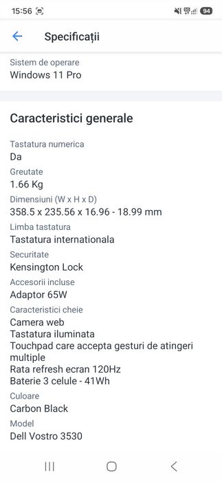 Laptop Dell Vostro