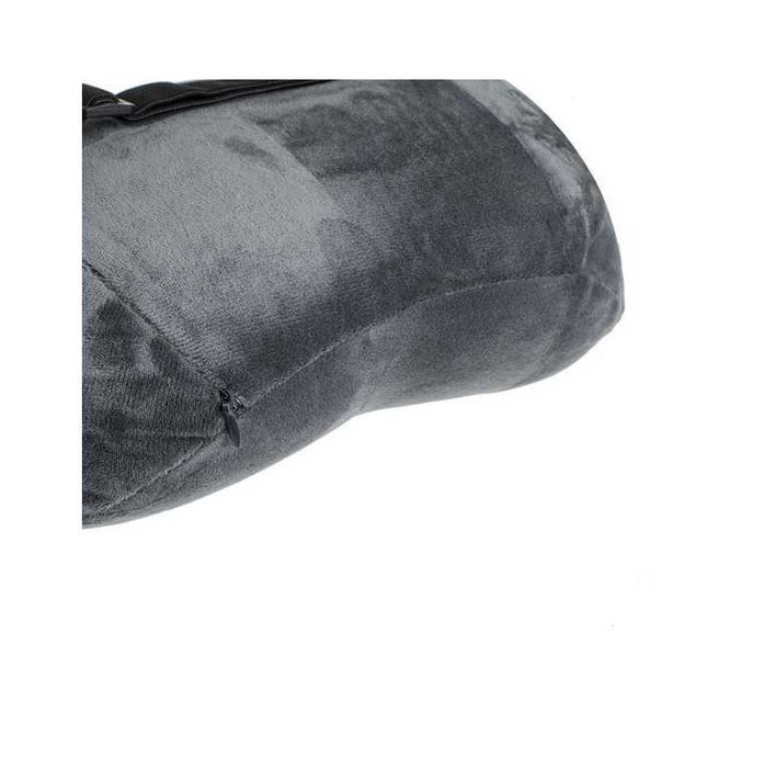 Анатомична възглавница Mercado Trade, За врат, Мемори пяна, Сив