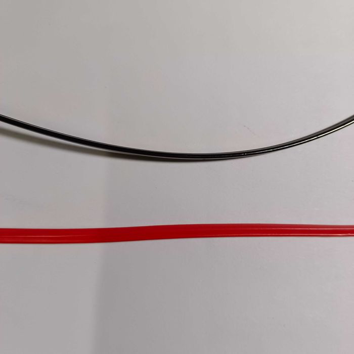 Шнур телефонный линейный плоский.