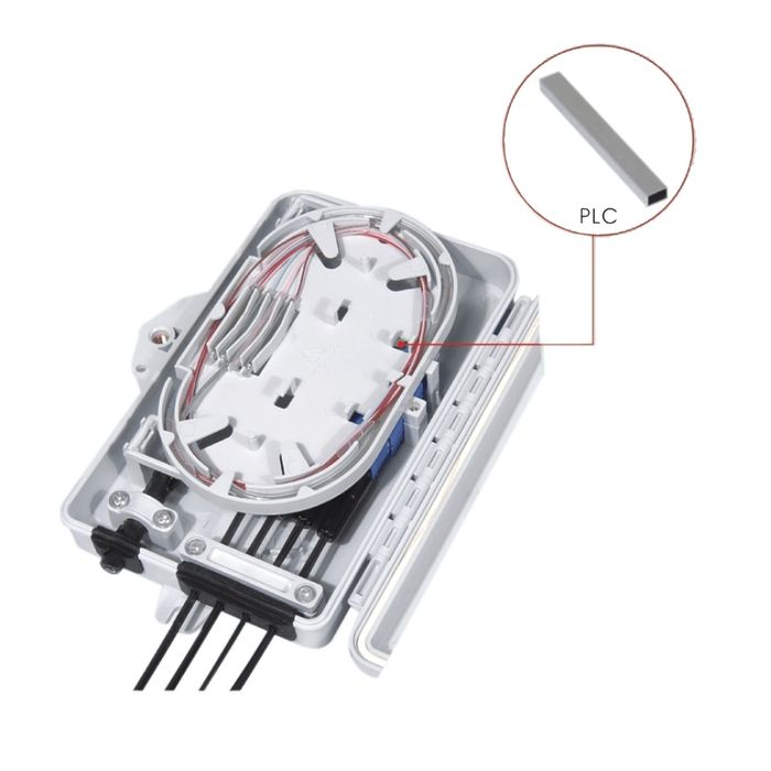 Gpon internet Optik tola uchun 1/4 Box 1/4 Splitter. Komplekt