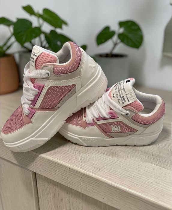 Adidasi Amiri MA1 roz glitter/pietricele PREMIUM