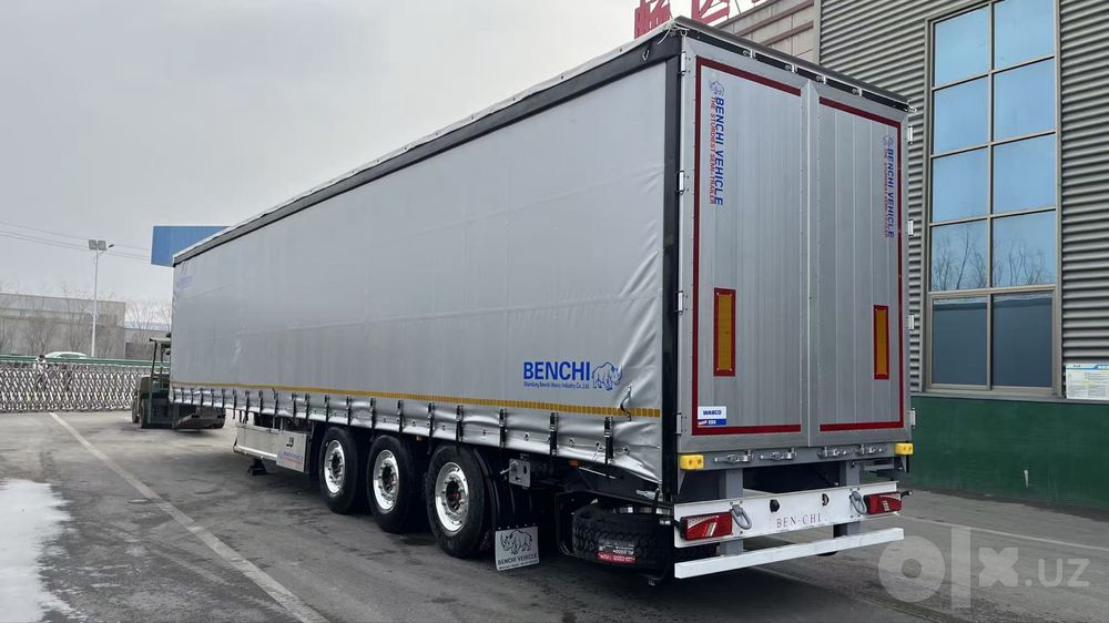 Shtorli yarim tirkama BENCHI 90 m³, SAF koʻpriklar, Yevrostandart