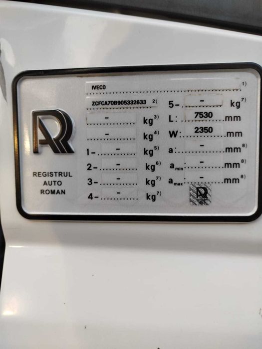 Vand IVECO DAILY 70C16 - 2019