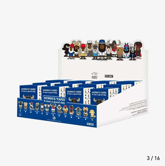 POP MART Horns Yard – It Was a Good Day – FULL CASE (12 blind boxes) –