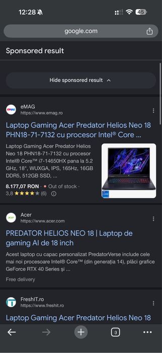 Acer Predator 18”