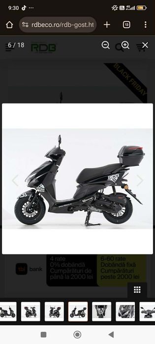 Vând scuter Rdb fara permis,  1200 euro ușor negociabil!