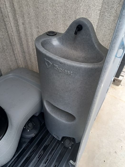 Toaletă ecologică vidanjabilă cu lavoar și spălare vas WC SAN MARINO