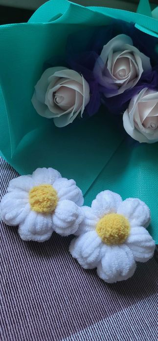 Резинка для волос "Ромашка"