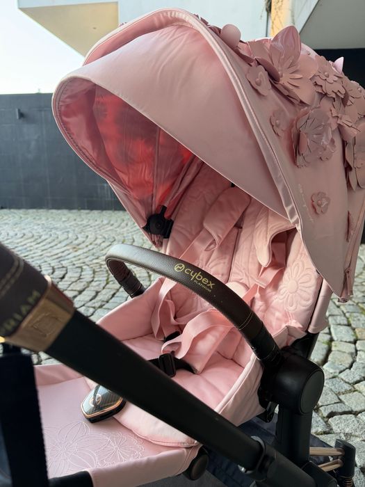 Cybex limited edition Mios розова и бебешки кош