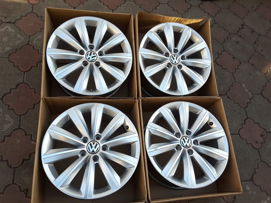 jante aliaj 17; 5x112; originale Vw Passat b6, b7, Golf 5, 6, 7, Jetta