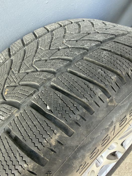 Jante Porsche R18 + anvelope iarnă Dunlop Winter Sport 5 – set complet
