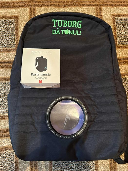 Rucsac cu boxa waterproof