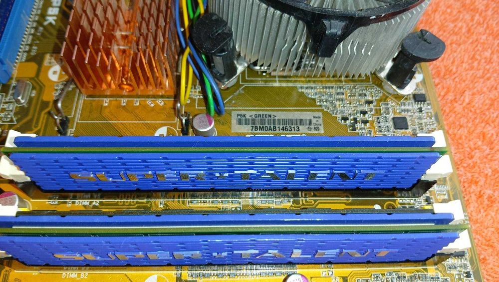 Дънна платка ASUS + CPU + RAM + GPU