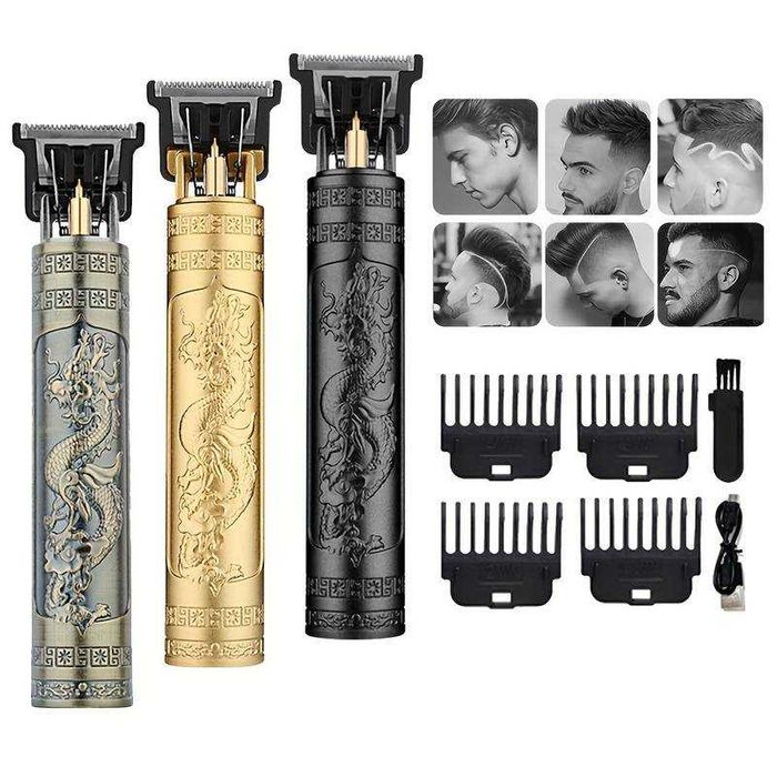 Masina Aparat ras barberit electric USB afisaj, lame rotative