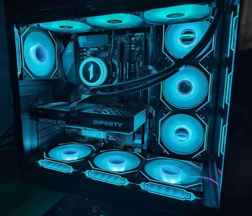 NOU-UNITATE PC Sistem GAMING,AMDRyzen7 5700x,32 gbDDR4,RTX5060,m.2 1TB
