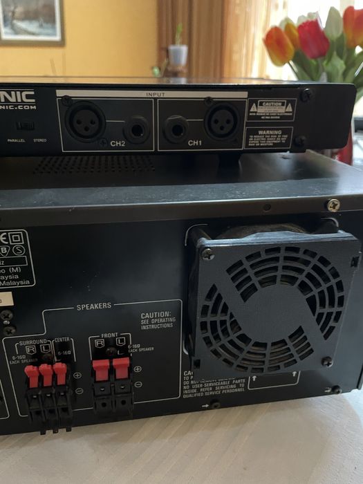 Reciver Technics parțial defect,putere Phonic,telecomandaMarantz tuner