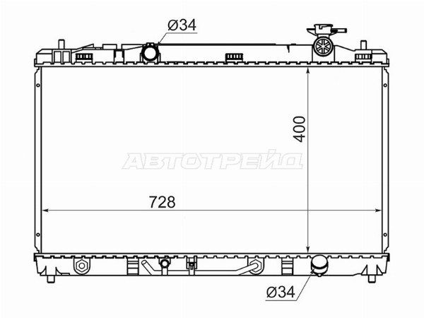 Радиатор Toyota Camry