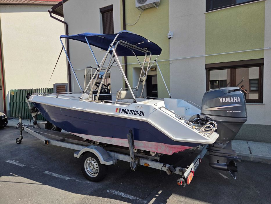 SE VINDE ansamblu, Barca + Motor Yamaha 100hp injectie + peridoc sau separate