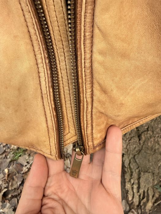 Мъжко кожено яке М размер Massimo Dutti