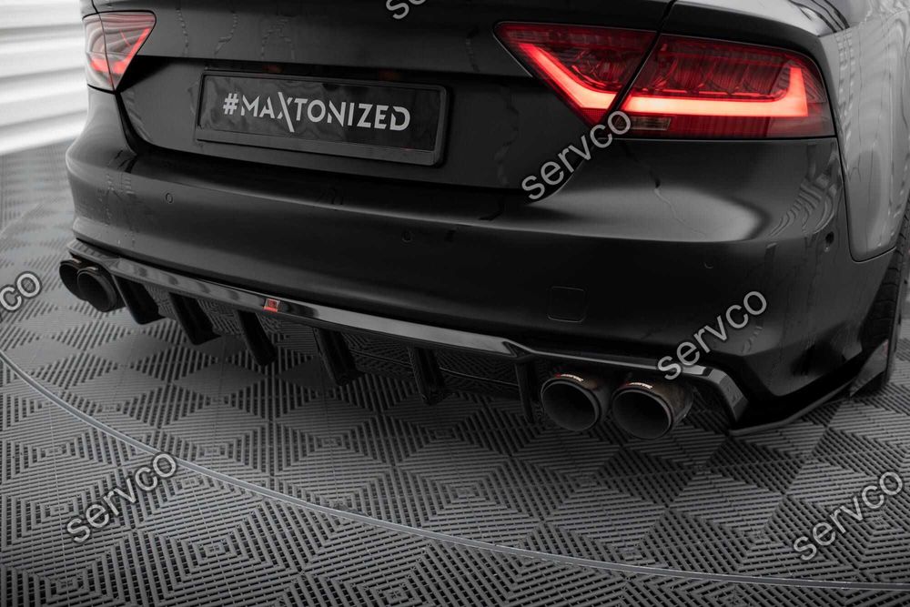 Prelungire difuzor bara spate Audi S7 C7 12-14 v11 Maxton Design