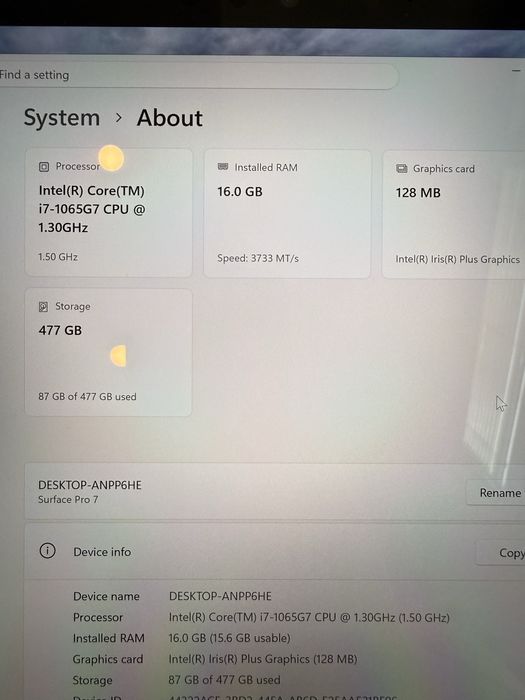 Microsoft Surface 7 pro