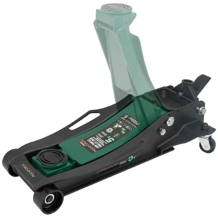 Нископрофилен Крик ROCKFORCE 5 Tона с педал и двойна помпа 96–595мм