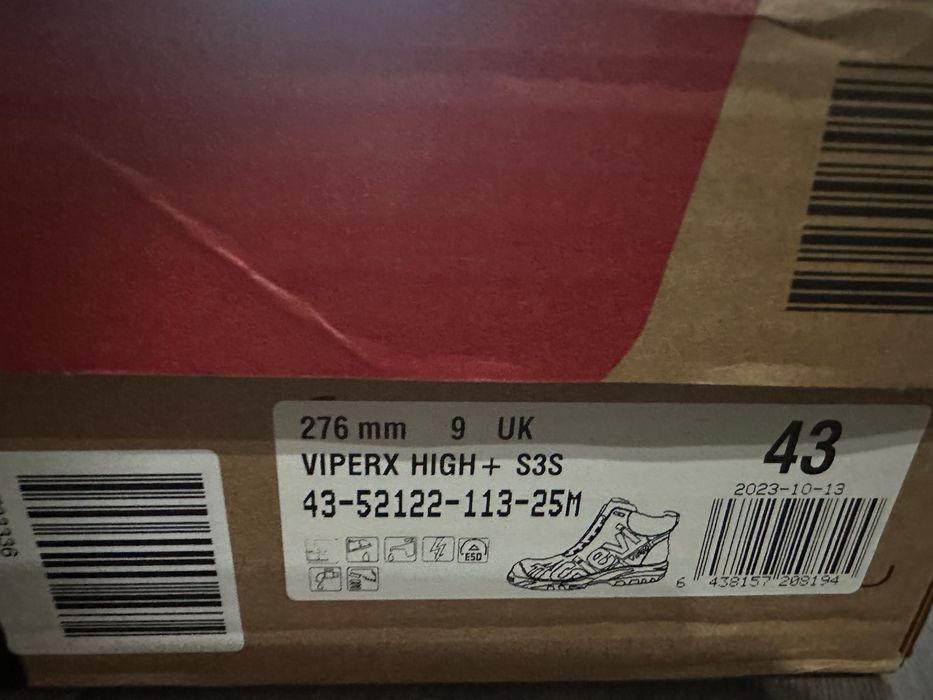 Работни обувки Sievi Viper High S3. Номер 41 и 44