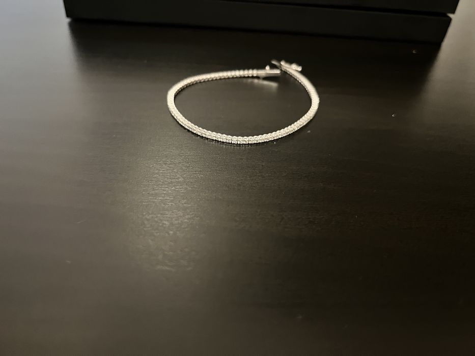 Bratara aur alb cu diamante !