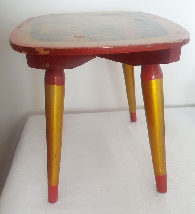 Scaun colectie/ lemn aurit pictat